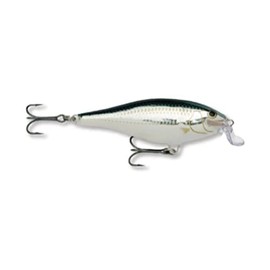 Rapala ALB SSR9-ALB Shad Shallow Shad Wrap, 3.5 inches (9 cm), 0.4 oz (12 g), Chrome Silver