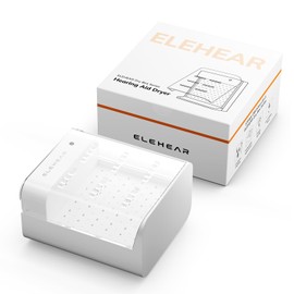 ELEHEAR Hearing Aid Dryer and Dehumidifier, Removes Moisture, Sweat, and Dust from Hearing Amplifiers, EarPods, Earbuds
