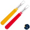 2 Pcs Seam Rippers for Sewing, Large Stitch Unpicker Tool,