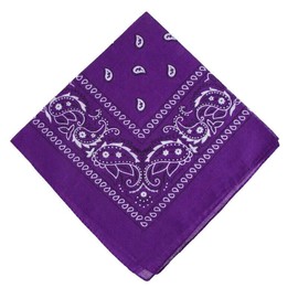 BANDANA Paisley 5% COTTON Head Wrap Square Neck Hair Scarves New Summer Scarf snood Headwrap Face Mask, Neck Ties, and Helmets - Multipurpose Square Scarf