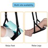 Ruhuayoupin Airplane Foot Rest Comfortable Travel Footrest Accessories Adjustable Foot