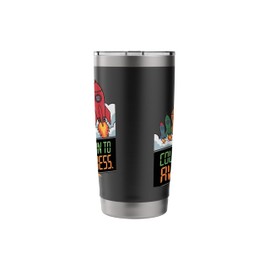 Countdown to Launch Model Rocket Building Hobby Stainless Steel Insulated Tumbler
