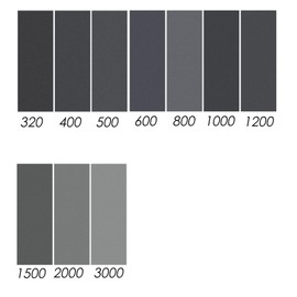 100 Sheets Sandpaper Set Wet and Dry (320/400/500/600/800/1000/1200/1500/2000/3000) Grit 23 x 9.3 cm for Wet and Dry Sanding, Polishing Car Metal Wood Furniture Plastic