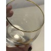Unmarked Bumbu Rum Cocktail Glasses Gold Crossbones Lowball Rocks glasses
