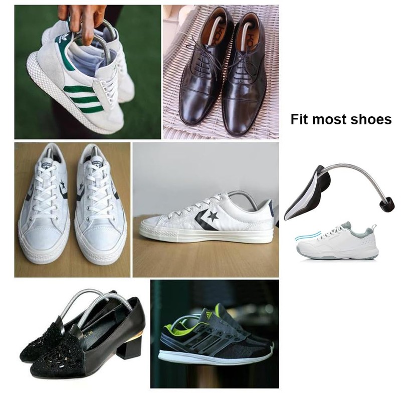 EchoDone 10 Pairs Plastic Shoe Tree Stretcher Shaper for Men