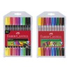 Faber-Castell 151110 Double Fibre Pens, Standard + Neon