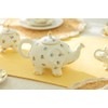 Grace Teaware Fine Porcelain Happy Elephant 28-Ounce Teapot (Floral Pansy)