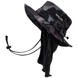 GALEA Produce by Basaro B-Ad-GH001 Fishing Hat, Adventure Model, Safari Hat, Fishing Hat, String Included, Sauce Included, Sun Protection, Wide Brim, Sun Protection, Weather Resistant Tested Fabric