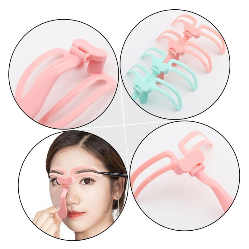 BIUDECO Upgrade Your Makeup Routine Eyebrow Shaper Kit Ruler Measure