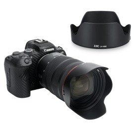 JJC EW-88E Reversible Petal Bayonet Lens Hood Lens Shade for Canon RF 24-70mm F2.8L is USM Lens Compatible with 82mm Filter and Lens Cap on EOS R3 R5 R5C R6 II R8