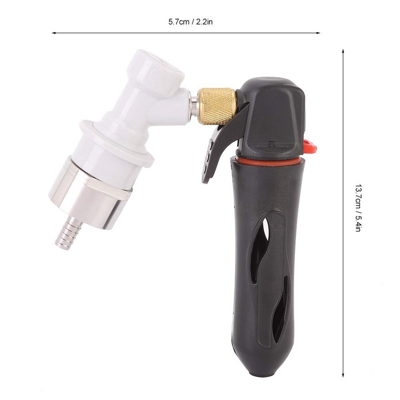 QANYEGN Hand Held Pressurizer, Pressurizer Keg Kit, Includes Carbonated Lid,
