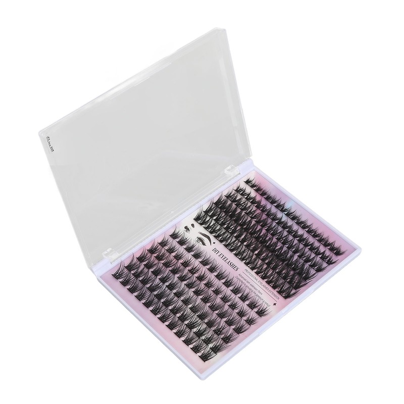 126 Clusters DIY Lash Extensions Kit D Curl Fluffy Individual
