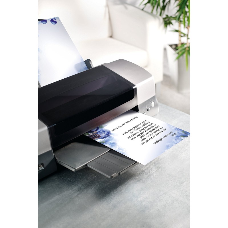 SIGEL DP034 Christmas writing paper "Blue Harmony", A4, 90 gsm,