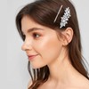 CWJCYTNSN 6 PCS Rhinestone Hair Clips Barrettes Fancy Hair Clips