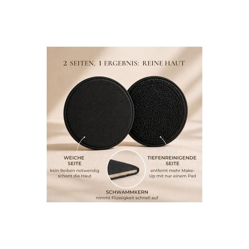 Washable make-up removal pads, complete make-up removal set | 10