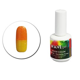 WAVEGEL Color Changing Nail Gel Polish - Mood Collection - #124 Nectarine Honey I 0.5 Oz