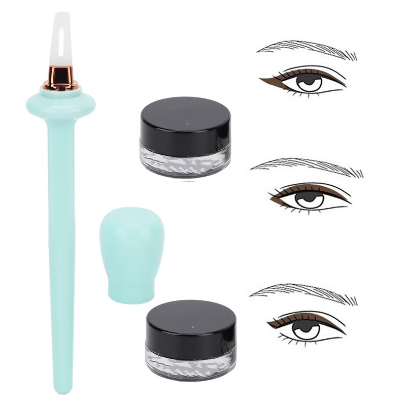 4pcs Silicone Eyeliner Applicator Set Waterproof Eyeliner Professional Eyeliner Makeup