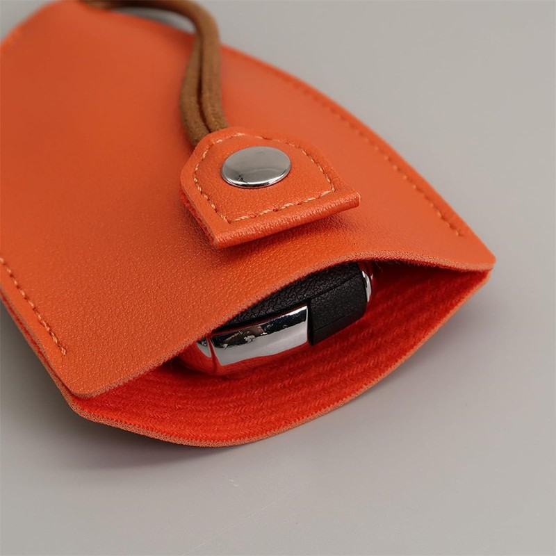 Car Key Case, Creative Pull-Out Key Sleeve Keychain Bags, PU