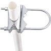 Ahvqevn 2 Sets Double Antenna Mast Clamp V Jaw Bracket