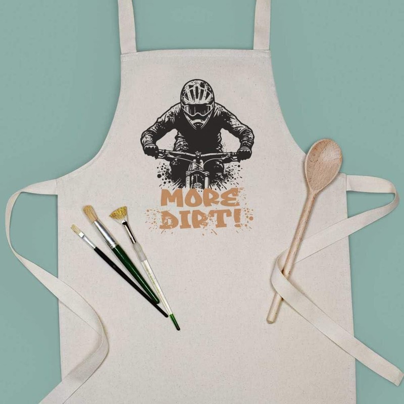 Azeeda 'More Dirt! Mountain Biker' Kid’s Cooking Apron (AP00070565)