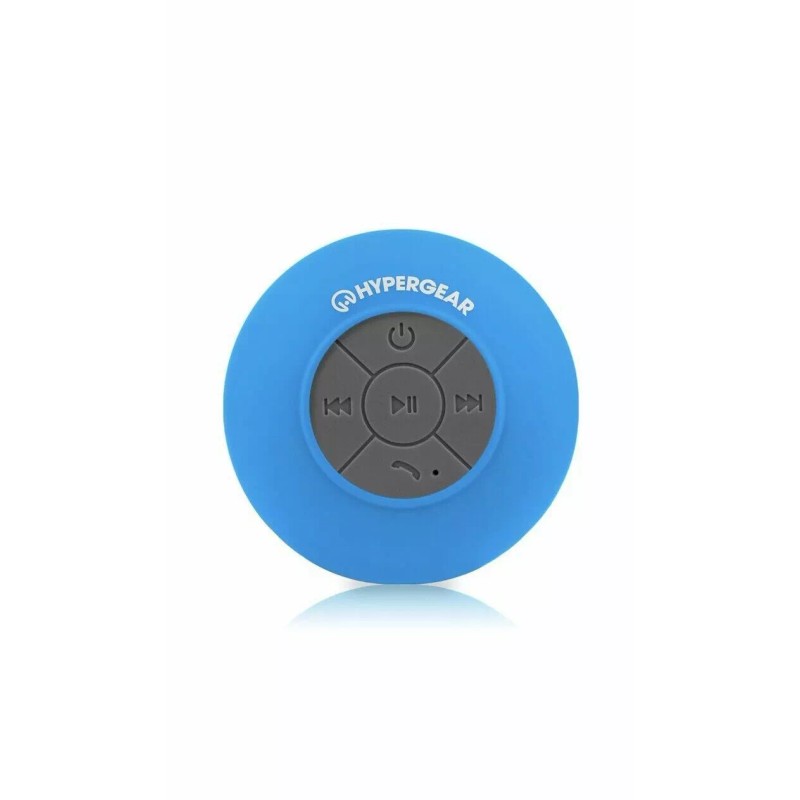 HyperGear H2O Water Resistant Wireless Indoor/Outdoor HD Shower Speaker Blue