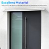 4" Extra-Wide Door Rain Drip Guard, 40" L Heavy Duty