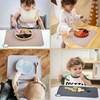 Moonkie Silicone Placemats for Baby & Kid, Stain-Proof Non-Slip Toddler