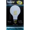 Halco 4 Pack 40 Watt A15 Frost Appliance/Fan LONG LIFE