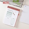 Mcdsuc Daily Planner Notepad,Meal Planning and To-Do List, Removable Inner