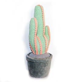 Door Draft Stop-Cute Green Cactus Weighted Door Stopper for Home and Office Decoration