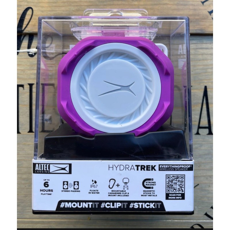 Altec Lansing - Bluetooth HydraTrek Portable Speaker 6 Hours Of