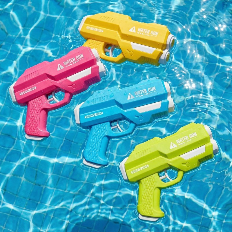 Dsmile 4 Pack Fast-Fill Water Blaster Guns for Kids, Dual
