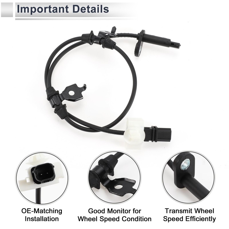 RATCHROLL Hinten rechts ABS-Raddrehzahlsensor für Acura ZDX 2010-2013 ABS-Sensor Antiblockiersystem-Sensor