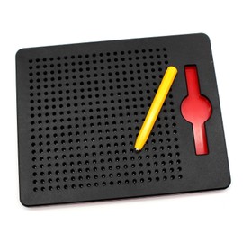 Wondora Magnetic Drawing Board, Magic Magnetic Game, Magnetic Board Children with Ball and Pen, Magnetic Steel Ball Drawing Board, Children from 3 Years with Exciting Activities