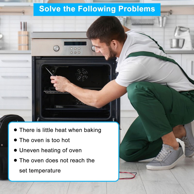 Oven Temperature Sensor Range Thermistor Fit for Whirlpool W10833885 Replaces