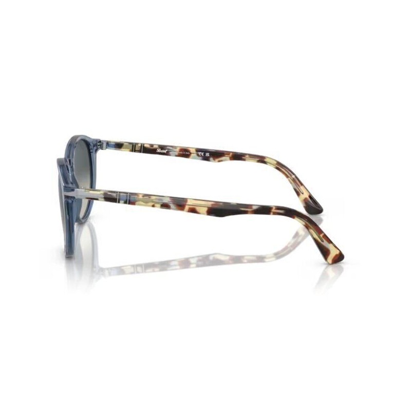 Persol 0PO3152S 120271 52mm Transparent Navy/Grey Men's Sunglasses