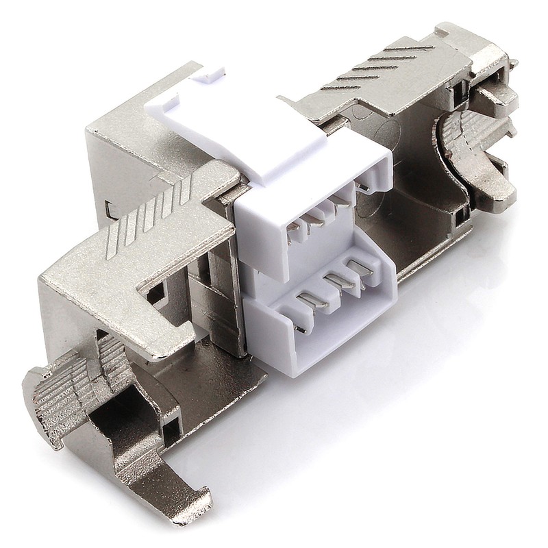 1aTTack.de 2 x CAT 8-2 x Keystone RJ45 Tool-Free CAT8