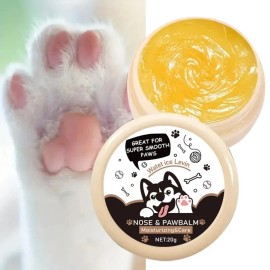 Pet Paw Balm for Dogs Paw Nose Balm Paw Moisturizer for Dry Cracked Paws 20g