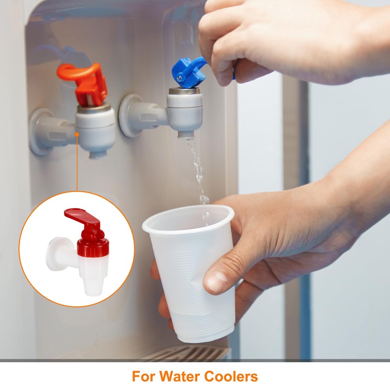 sourcing map Beverage Dispenser Replacement Spout, 1Set Plastic Water Dispenser