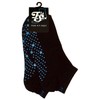Pilates, Yoga, Martial Arts, Dance Anti-Slip/Non-Slip Grip Socks (Black/Blue)