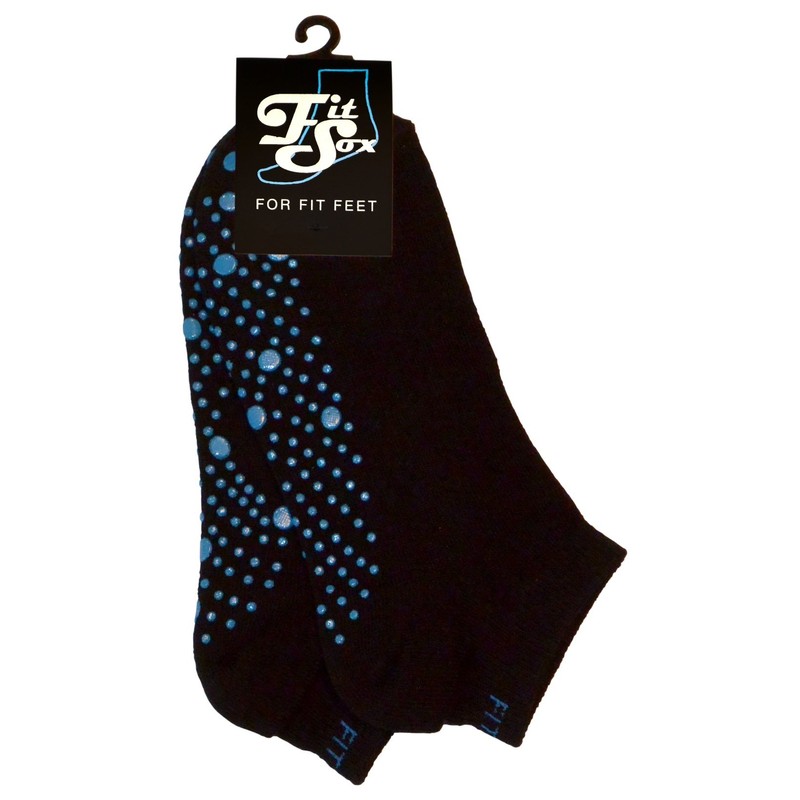 Pilates, Yoga, Martial Arts, Dance Anti-Slip/Non-Slip Grip Socks (Black/Blue)