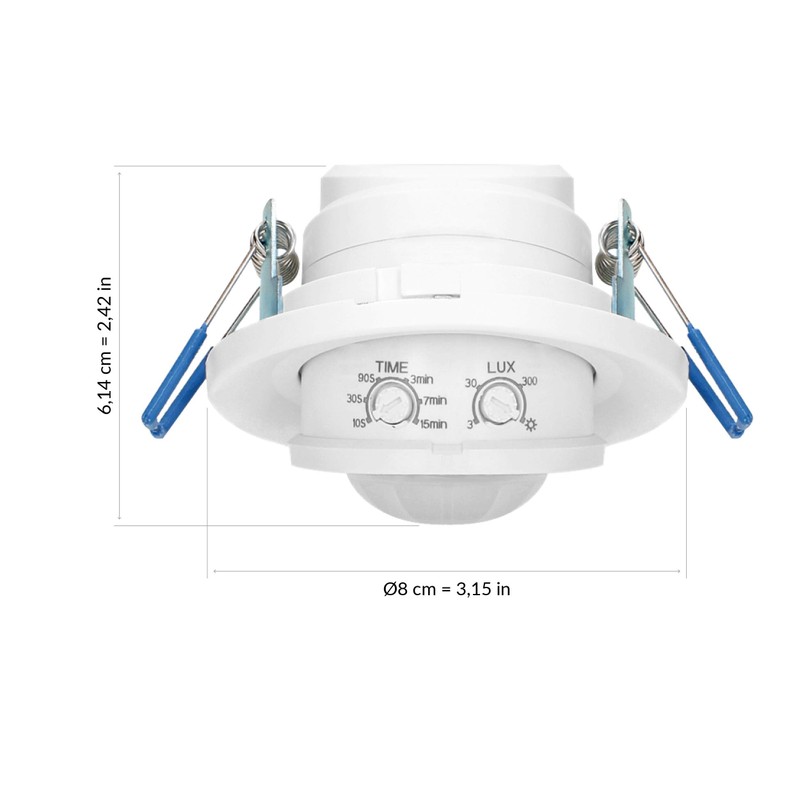 Orno CR-243 Ceiling Motion Sensor Indoor 360 Degrees, Range 6