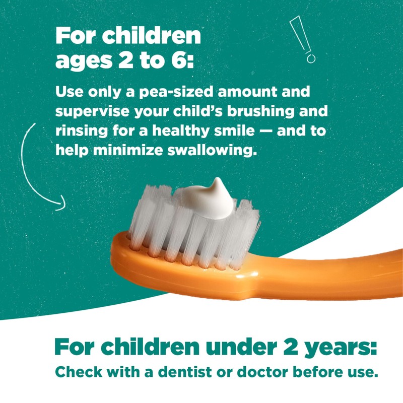 Tom’s of Maine Watermelon Wiggle Kids Toothpaste with Fluoride, Kids