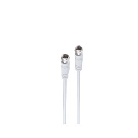 Shiverpeaks 2.5 m 2.5 m F-Type F Type Coaxial Cable F type Coaxial Cable – White (F-Type, F-Type, Nickel, Male/Male 2.5 m, White)