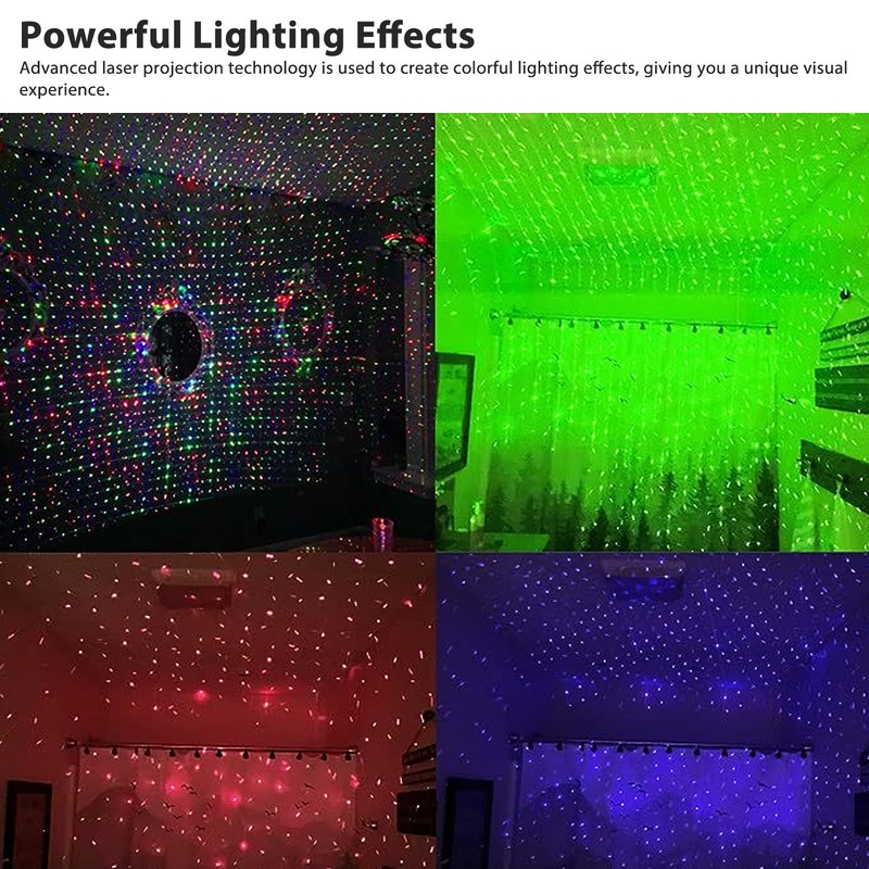 Garden Laser Light Projector Remote Control Waterproof Moving RBG Laser