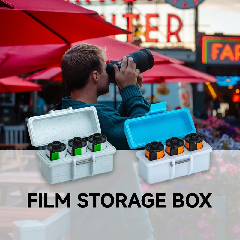 Film Case/135 Film Case -for 3 Rolls of 35mm Films