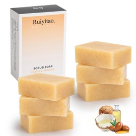 Cold process gentle soap, suitable for the body and face,Handmade bath soap deeply cleanses, smooths, with moisturizing and brightening effects, suitable for all skin types,Made in Italy,6 piece set