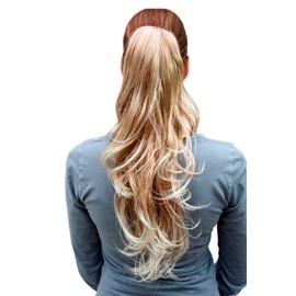 Hairpiece PONYTAIL long WAVY blond mix (T148M Colour 27T613) blonde extension