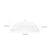 LABRIMP - Cubierta transparente para alimentos, para bebidas, polvo, cúpula