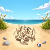 20 pezzi di legno naturale Driftwood pezzi ramoscelli decorazione spiaggia